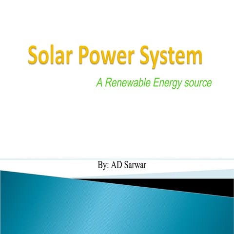 Solar power system