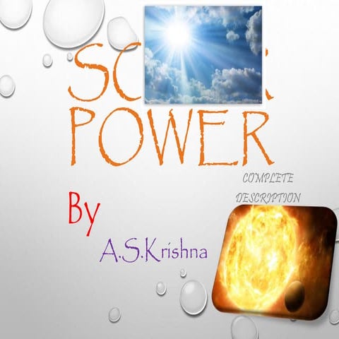 Solar Power