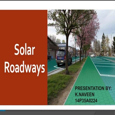 Solar road ways