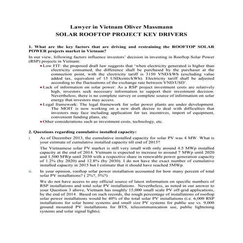 VIETNAM – THE LATEST GUIDELINES ON ROOFTOP SOLAR POWER PROJECTS ...