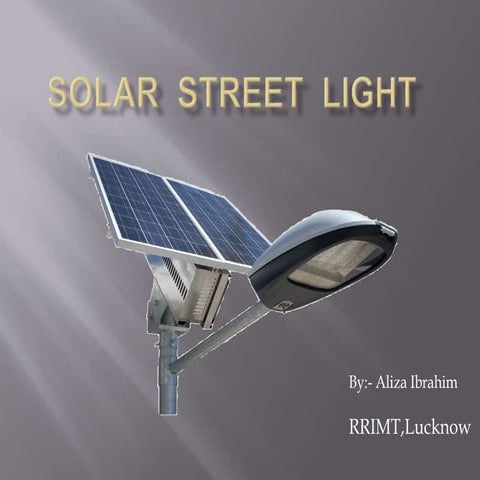 Solar  street  light