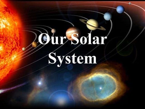 Presentation on solar system | PPT