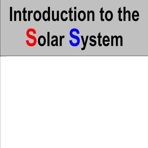 Solar System General science for Schoolpptx