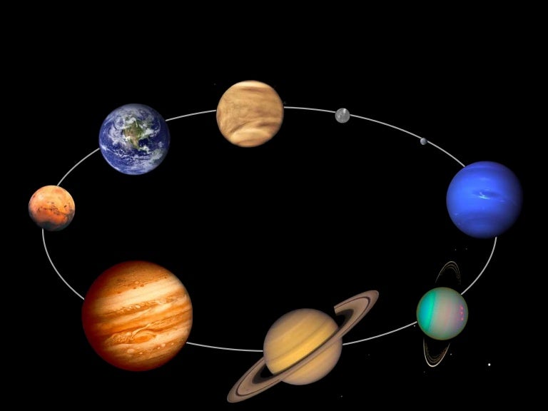 solar system animation