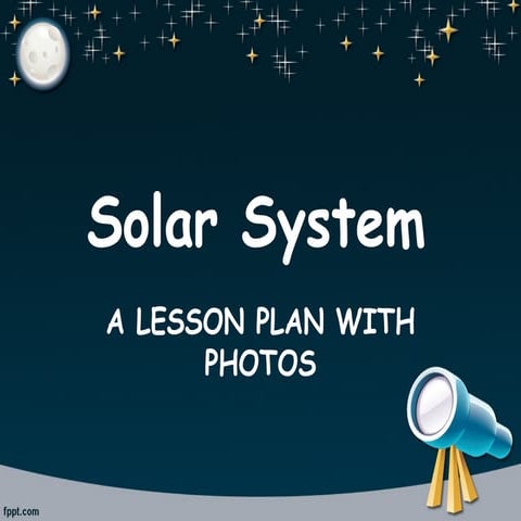 Solar System Lesson Plan