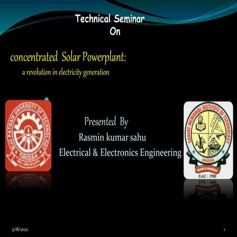 concentrated solar powerplant 