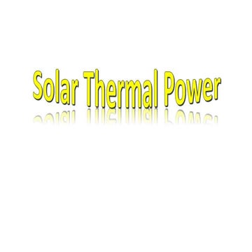 Solar Thermal Power.pptx