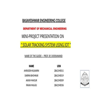 Solar Tracking System .pptx.............