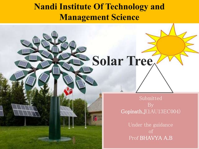 Solar tree
