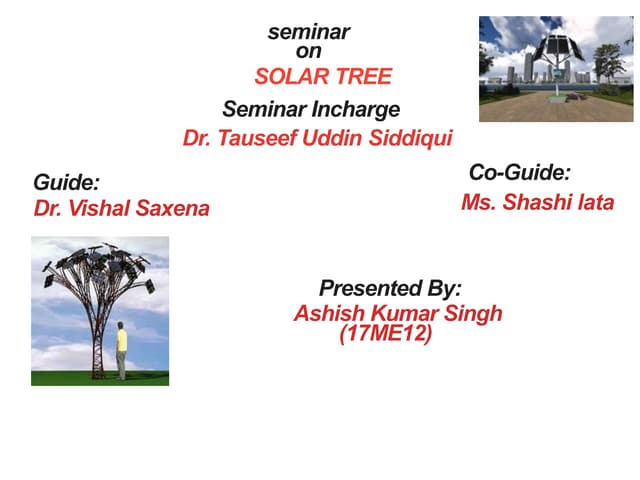 Solar Tree seminar 