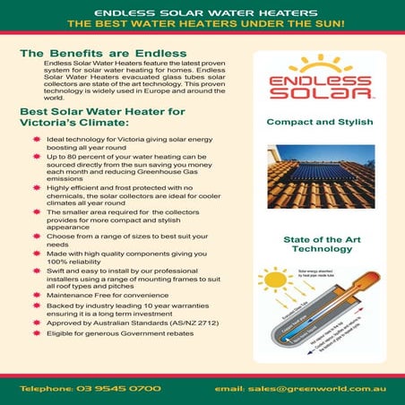 Solar water heaters