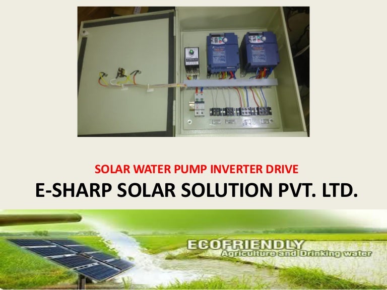 Solar water pumping system