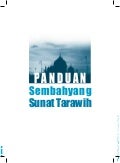 Panduan solat sunat tarawih 20 rakaat