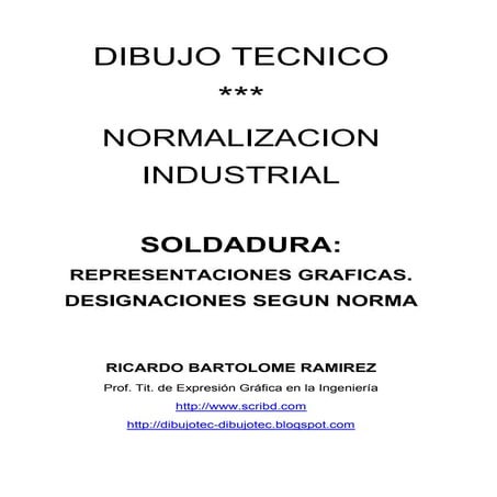 Soldadura - Aplicación de la ISO 2553