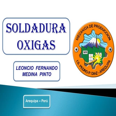 Soldadura oxigas