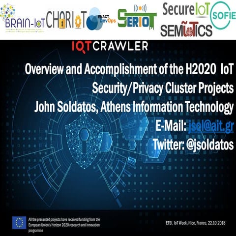 H2020 IoT Security/Privacy Cluster Projects Presentation