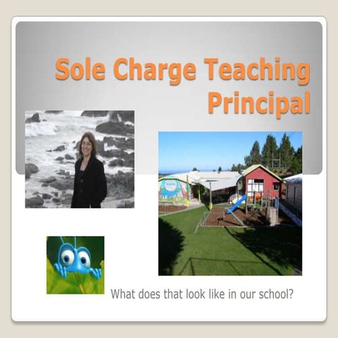 Sole charge teaching principal 2011 conference