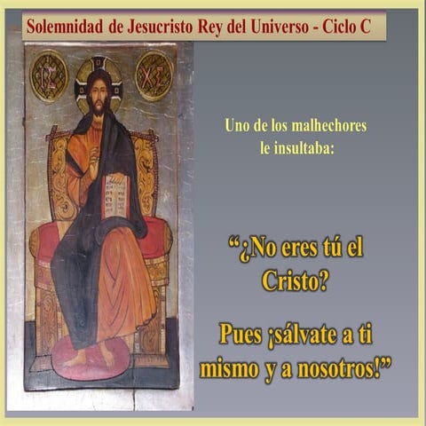 Solemnidad de jesucristo rey ciclo c