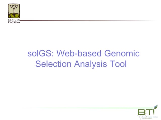 SolGS workshop 2016