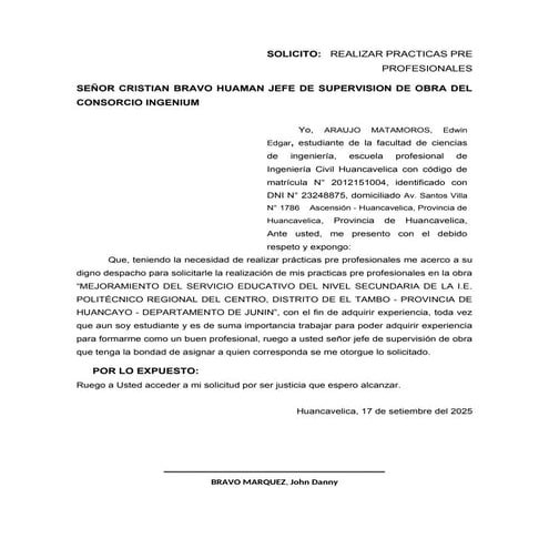 Formatos de solicitud | DOCX