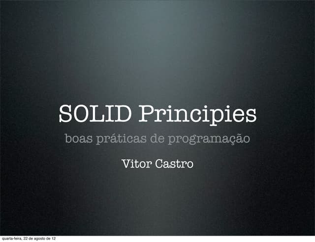 SOLID Principies