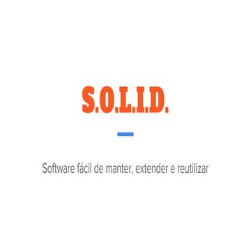 SOLID - Clean Architecture | PPTX
