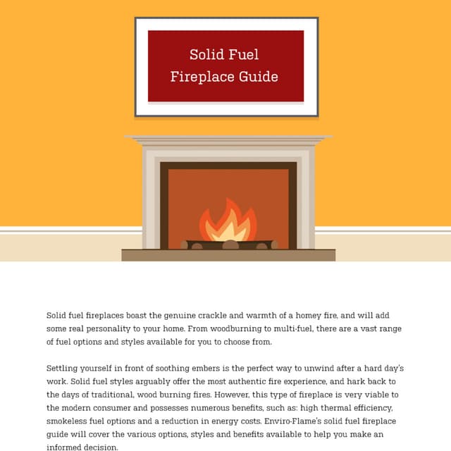 Guide to Solid Fuel Fireplaces PDF