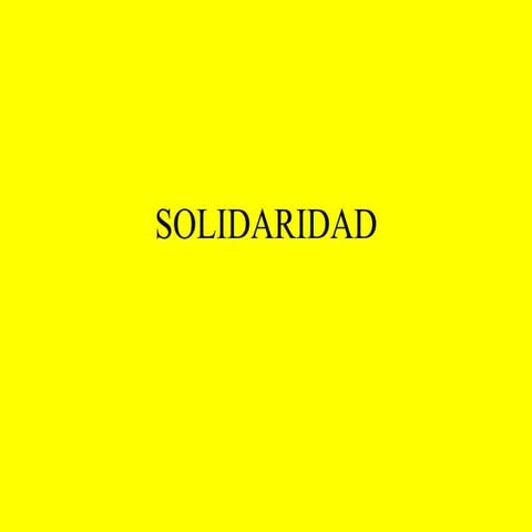 Solidaridad