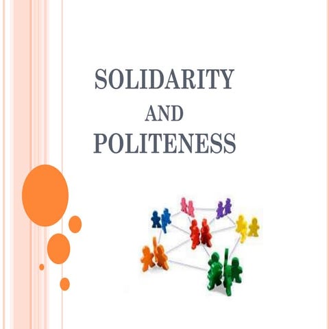 Solidarity and politeness
