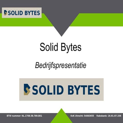 Solid Bytes ICT bedrijfspresentatie | PPT