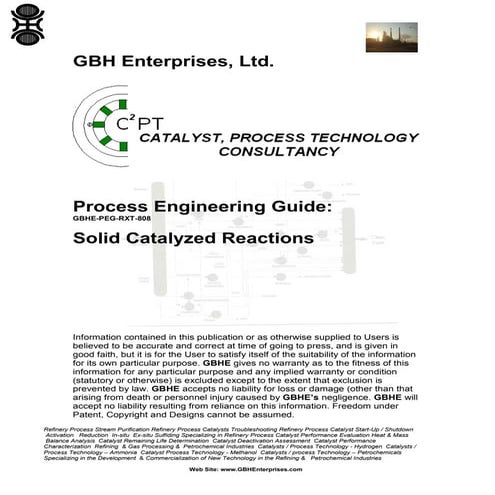 Solid Catalyzed Reactions 