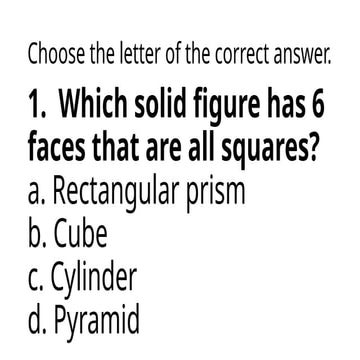 solid figures.power point presentation Grade 6