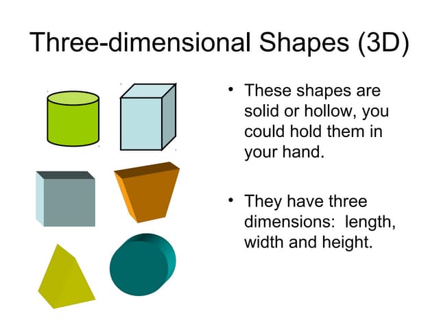 Solid figures 6th grade power point