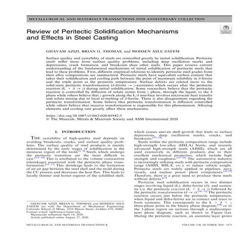 Solidification on Peritectic point.pdf