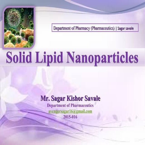 Solid lipid nanoparticle
