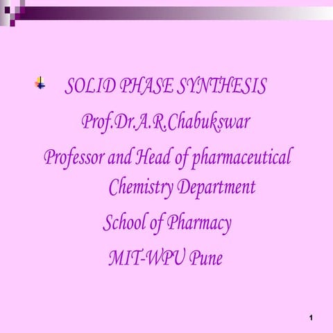 Solid and Solution phase peptide synthesis PPT.pptx