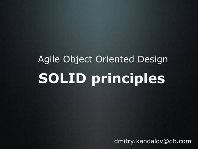 SOLID principles