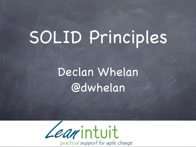 Solid principles