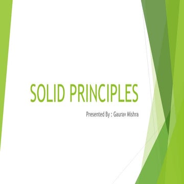Solid Principles