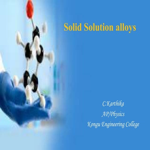 Solid solution alloys