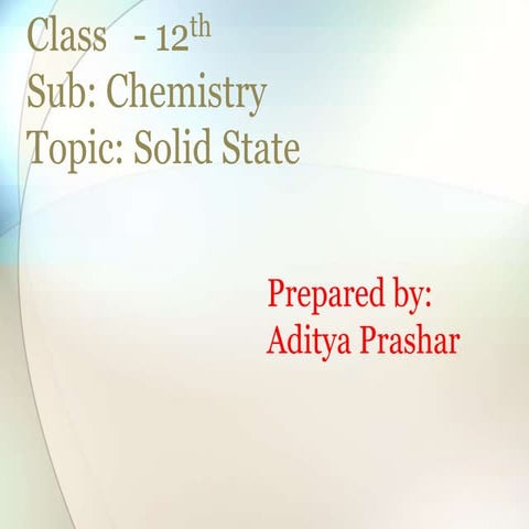 Solid state 12th