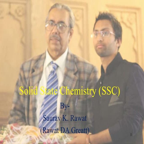 Solid state chemistry