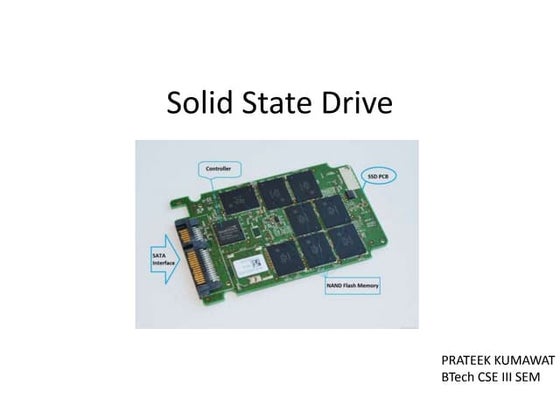 SOLID STATE STORAGE MEDIA | PPT