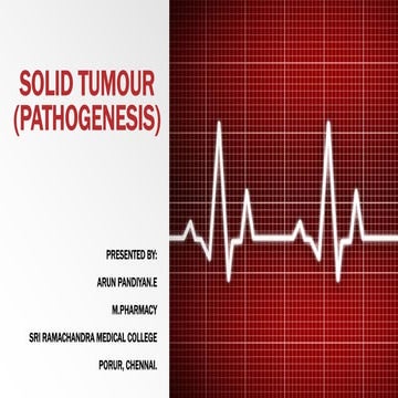 Solid Tumour - Pathogenesis