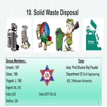 waste collection and transportation present | PPTX