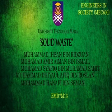Solid waste full presentation