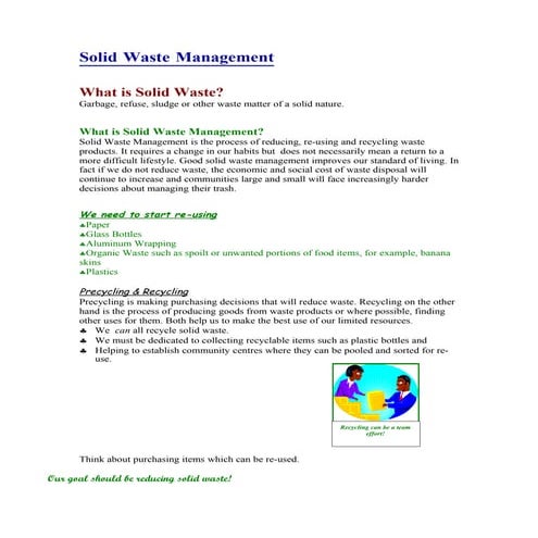 Reduce, Reuse and Recycle (3R) | PPT