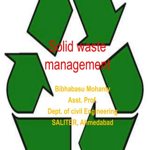 Solid waste management