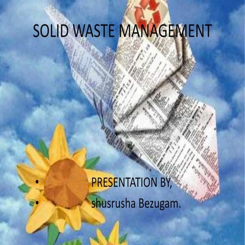 Solid waste management | PPTX