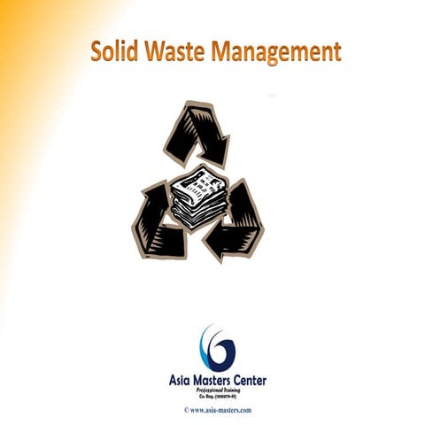 Solid Waste Management - Presentation Slides